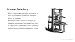The Printing Revolution