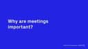 What is a Meeting?