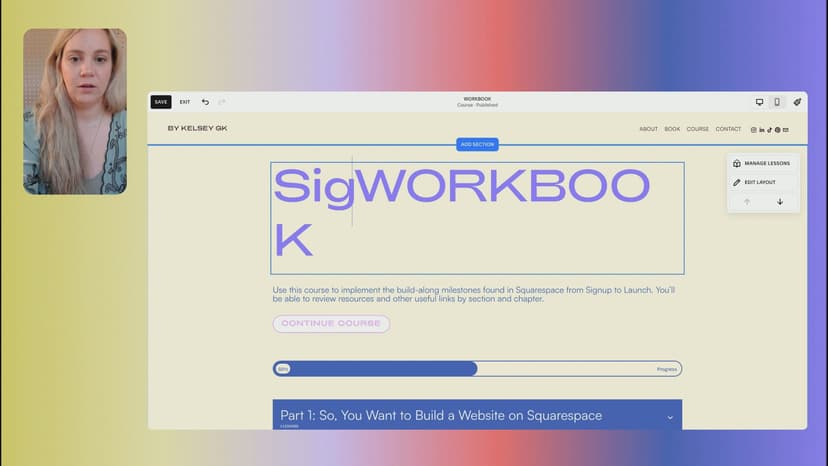 Create courses, events, and videos, all neatly organized in a paid or login gated section on your website. I’ll show you how to add a course, create chapters and lessons, and customize the content layout. With Squarespace's advanced tools, you can provide a seamless user experience and make your courses engaging and interactive. Find out how this built-in functionality can revolutionize the way you deliver content to your audience.