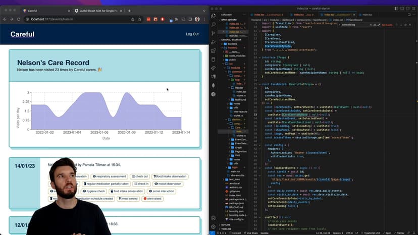 Now that we’ve done with the bulk of our backend work, we can take a look at the frontend. State management is a bit _messy_. How do we improve it?