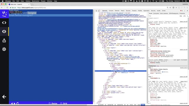 Sally Hart Photography Part 1 • Foundation HTML, CSS + Javascript • SuperHi