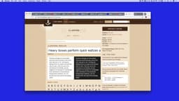 Exercise: Choosing typefaces for digital nomads