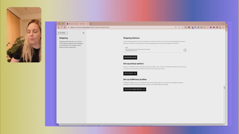 Ready for the final steps before you can start selling? In this lesson, we’ll dive into payments and how to connect Stripe and/or PayPal to accept online payments. I’ll walk you through how to set up shipping and fulfillment, including flat rate shipping and carrier-calculated shipping, create discount codes to incentivize customers, and manage orders in your selling dashboard.