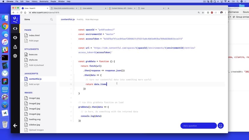 Using Javascript map to transform our array