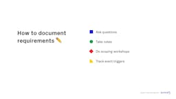 Documenting Requirements