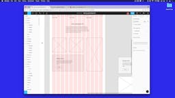Home page wireframe: designing a grid section