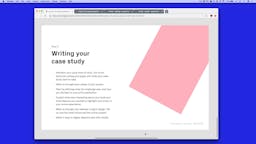 Step 5 — Writing your case study