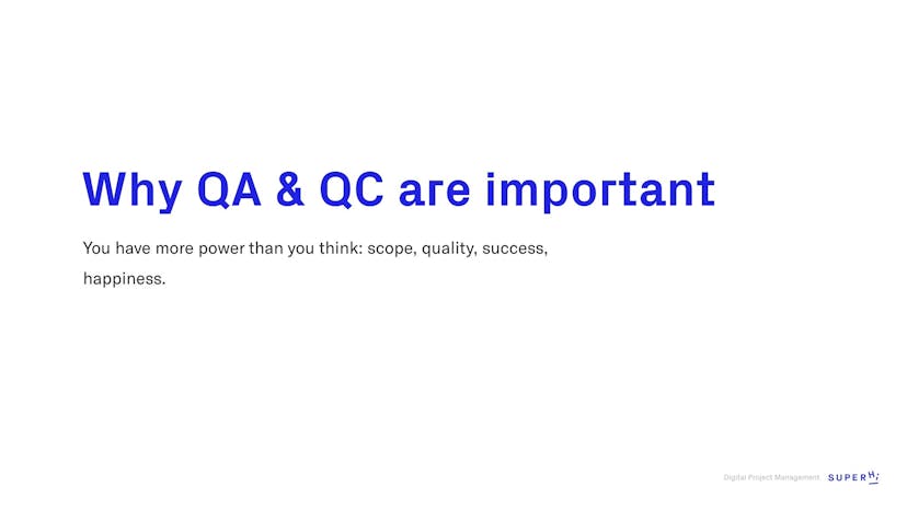 Why QA is Important